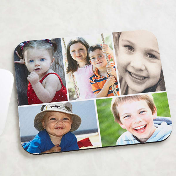 Collage Photo Personalized Mouse Pad Gift Send Holi Gifts Online