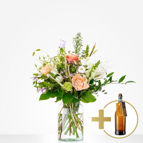 Combi Bouquet: Bubbly; including Prosecco for â‚¬ 17,-
