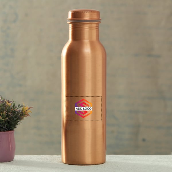 Copper Bottle With Logo Customisation