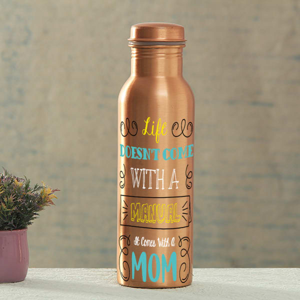 Copper Water Bottle for Mom