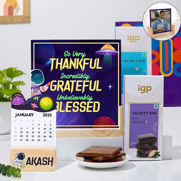 Cosmic Gratitude Personalized New Year Hamper