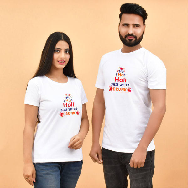 couple holi tshirts