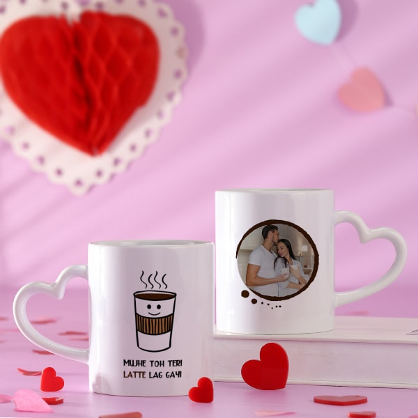 Couple Memories Personalized White Mug Set