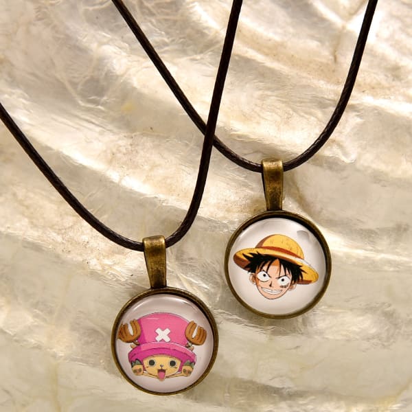 Cowboy Cowgirl Couple Necklace