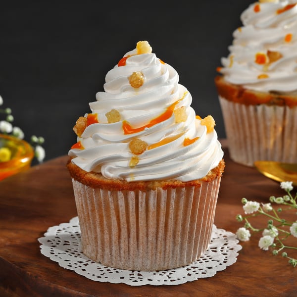 Creamy Butterscotch Cupcake