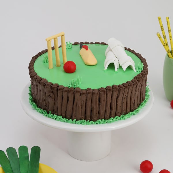 Cricket Theme Cake (1 Kg)