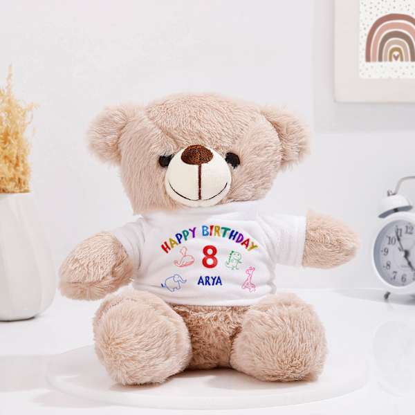 Cuddle Joy Personalized Birthday Teddy For Kids