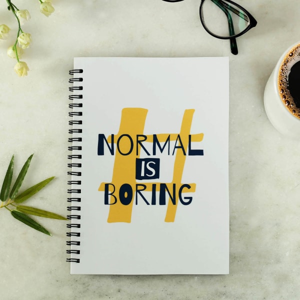 Customized Notebook Normal is Boring