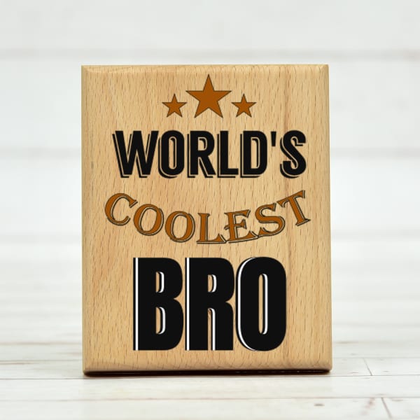 Customized Wooden Gift for Brother