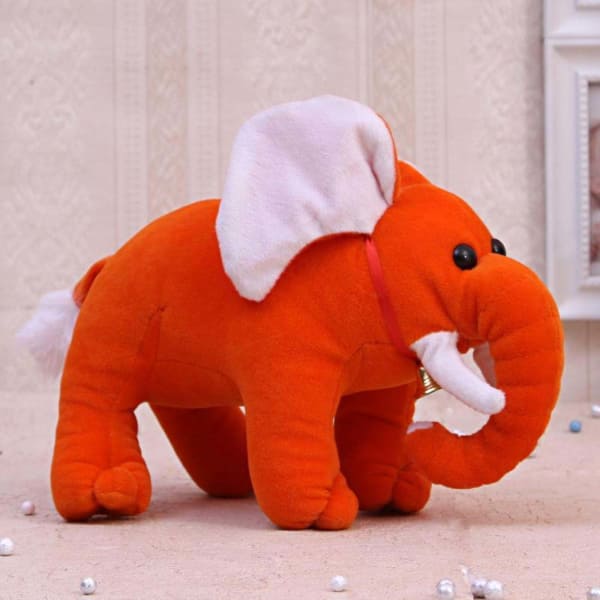 blue elephant baby toy