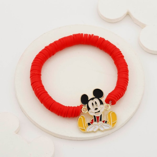 Cute Mickey Mouse Bracelet Rakhi For Kids