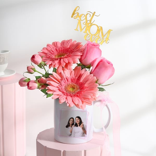 Cute Mother's Day Personalized Floral Arrangement