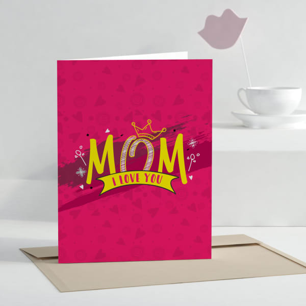 Cute Personalized Card for Mom