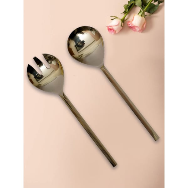 Buy/Send Cutlery Serving Spoon And Salad Server Set Of 2 Online IGP JVS1216144