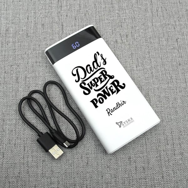 Dad's Personalized Power Bank