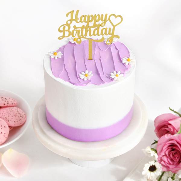 Daisy Fantasy Mini Birthday Cake