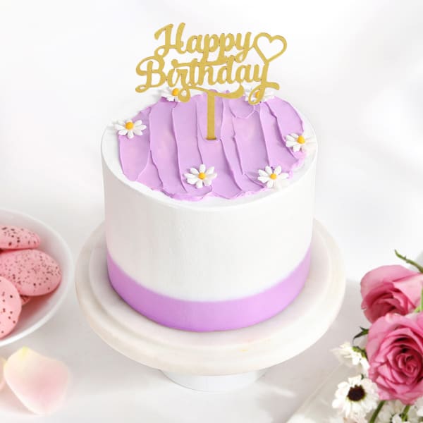 Daisy Fantasy Mini Birthday Cake (300 Gm)