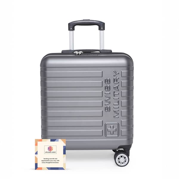 Dapper Grey Overnighter Trolley Bag