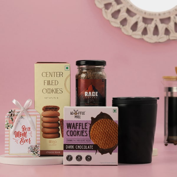 Dark Chocolate Box and Choco-Cookies Hamper