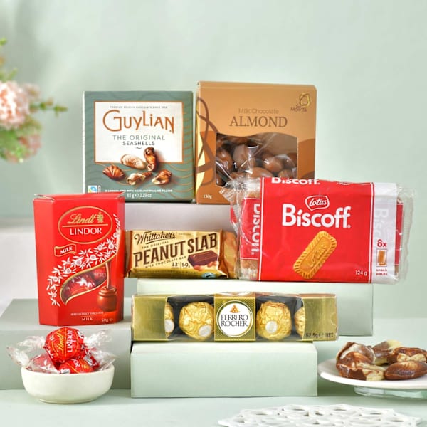 Decadent Chocolate And Nuts Diwali Gift Hamper