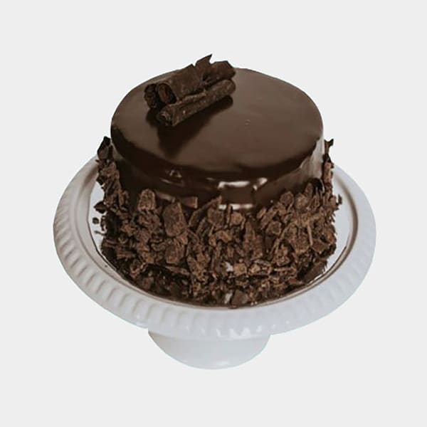 Delectable Velvety Dark Chocolate Cake