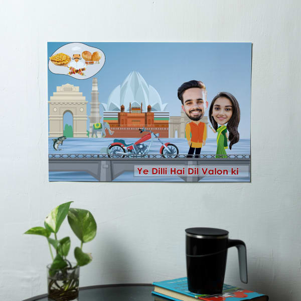 Delhi Lover Personalized A3 Poster