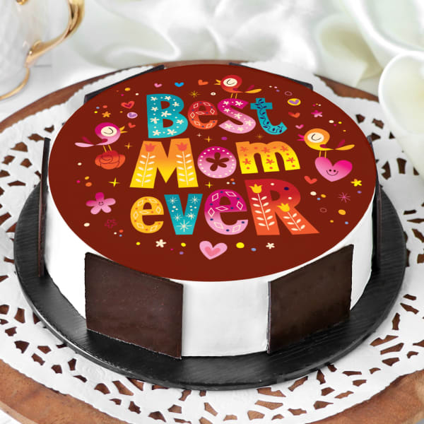 Delicious Best Mom Ever Cake (Half Kg)