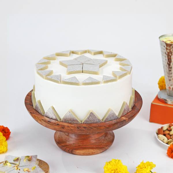 Delicious Kaju Katli Cake