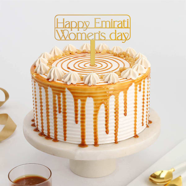 Delightful Butterscotch Cake For Womens Day (1 Kg)