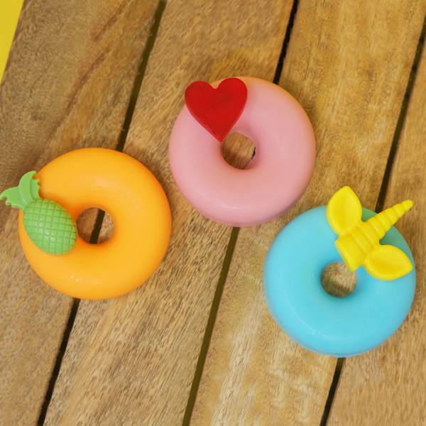 Delightful Donut Soap - Set Of 3