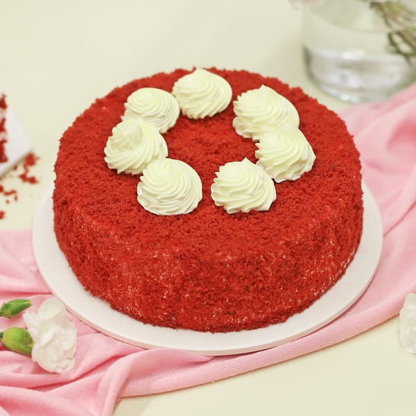 Delish Red Velvet Cream Cake (1 kg)