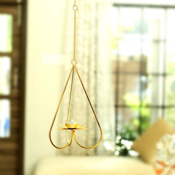 Designer Hanging Tea-Light Candle Stand
