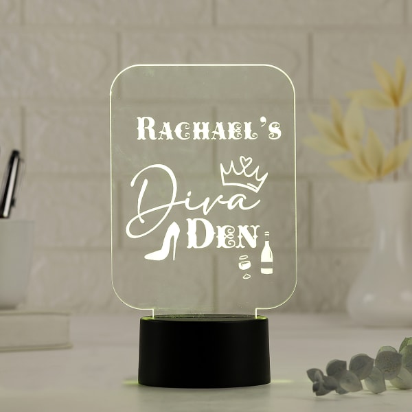 Diva Den Personalized LED Lamp