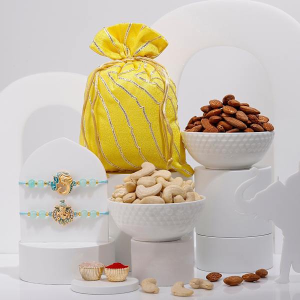 Divine Blessings Ganesha Rakhis Hamper