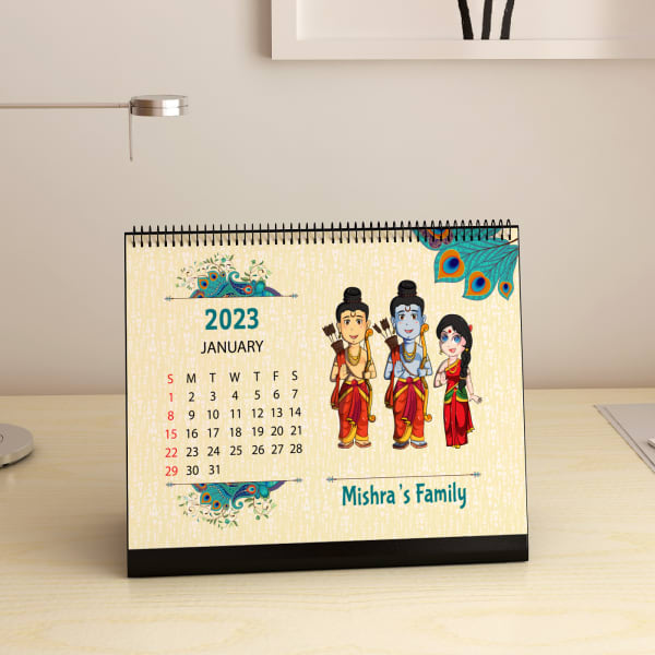 Divine Blessings Personalized Calendar