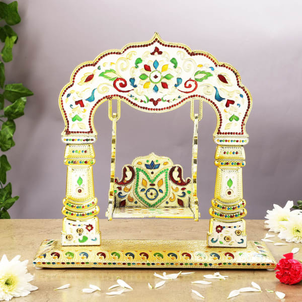 Divine Decorative Laddu Gopal Jhula