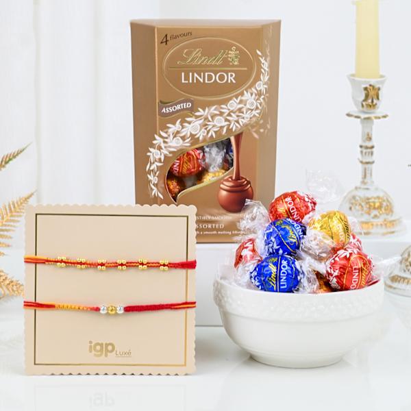 Divine Threads And Delights Rakhi Combo