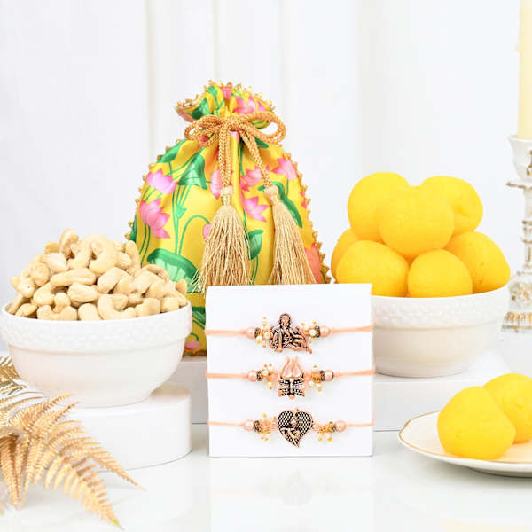 Divine Trio Rakhi Hamper