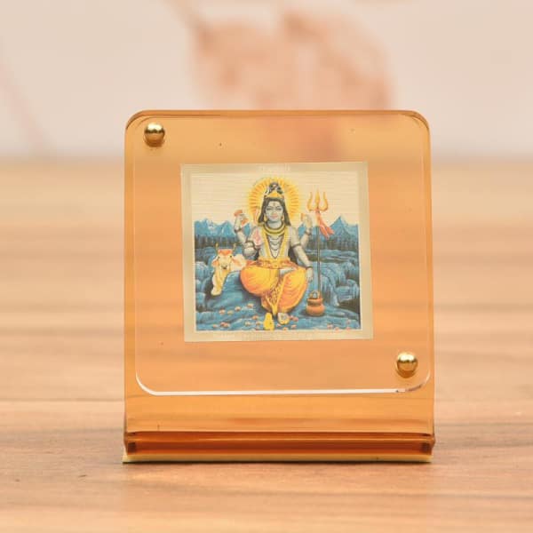 Divinity Lord Shiva Car Dashboard Frame Gift/Send Diwali Gifts Online
