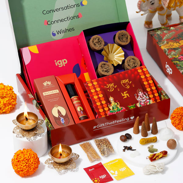 Diwali Blessings Pooja Samagri Hamper