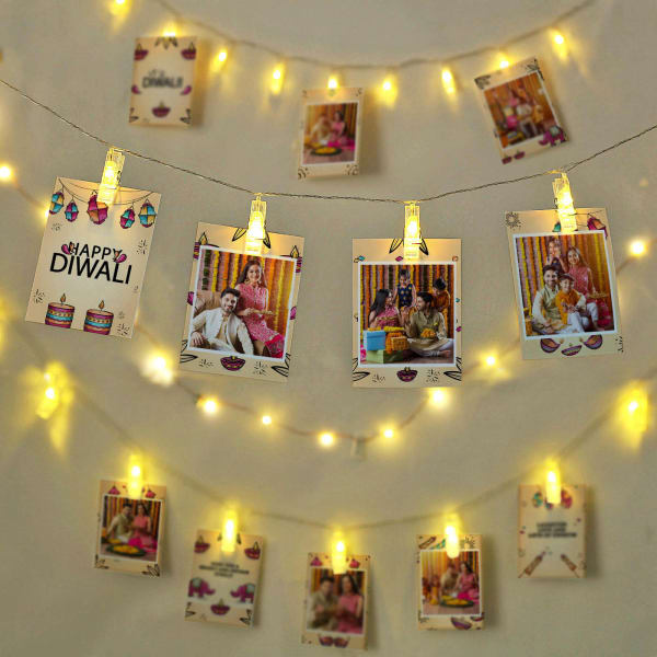 Diwali Decor Personalized LED Clip Lights
