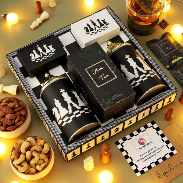 Diwali Gift Box with Olive Tea