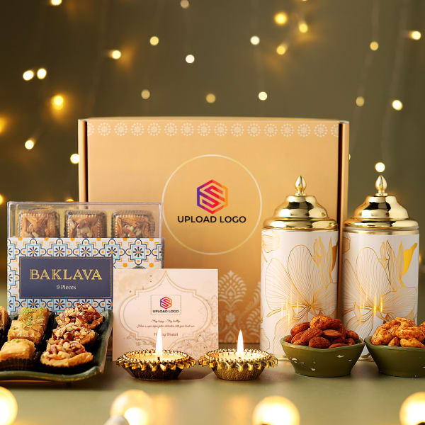 Diwali Hamper with Sweets and Dry Fruits