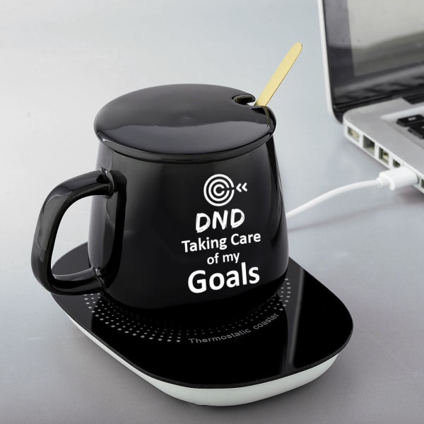 DND Personalized Ceramic Cup Set With Warmer