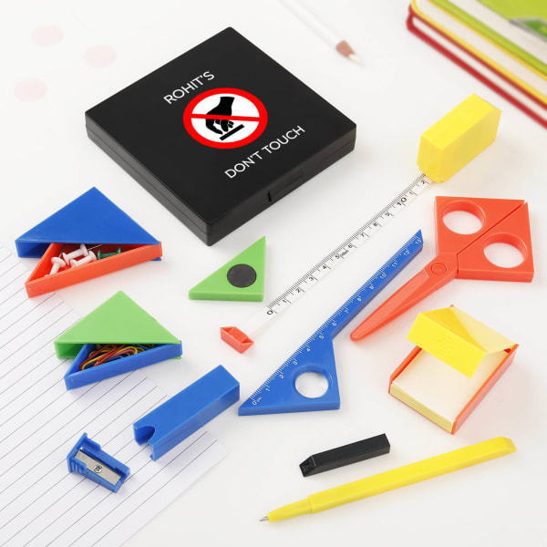 Don't Touch - Personalized Desktop Stationery Kit