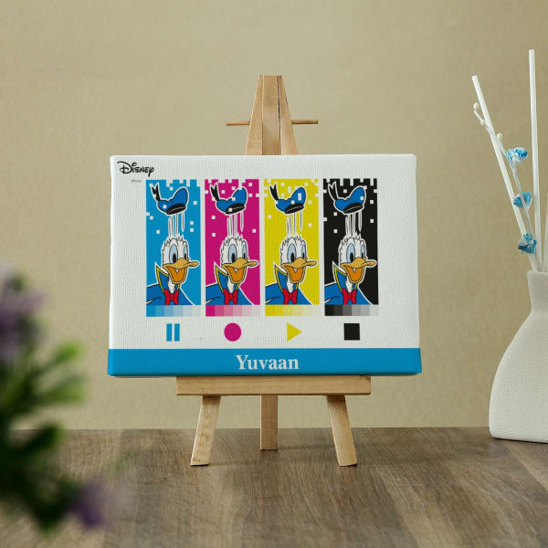 Donald Duck Personalized Canvas