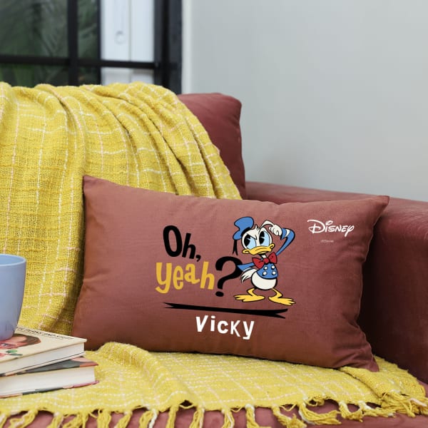 Donald Duck Personalized Cushion