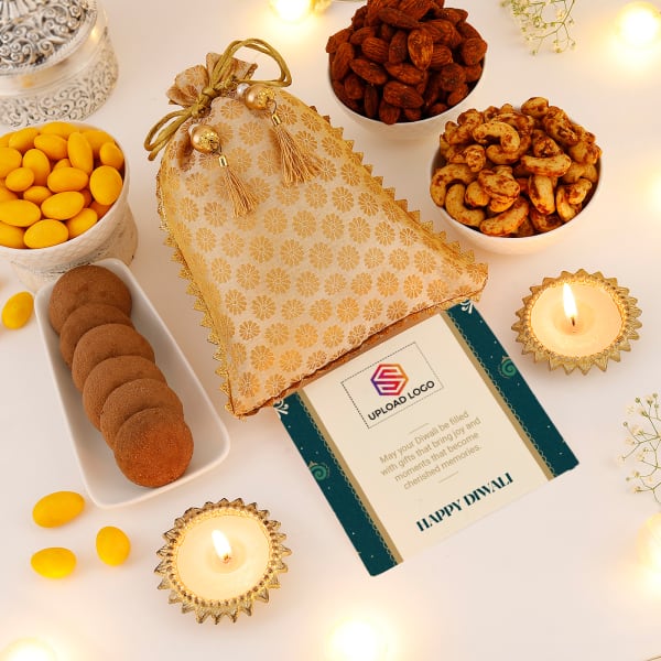 Dry Fruit And Choco Delights Diwali Gift Hamper