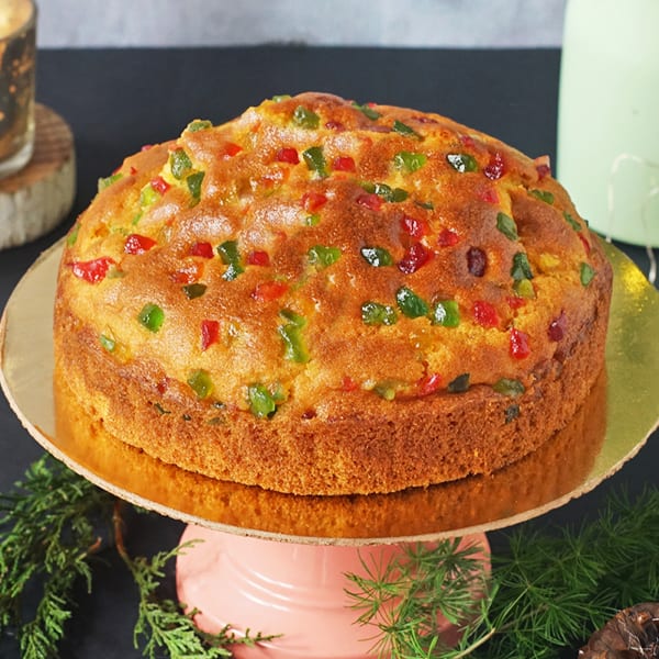 Dry Fruit And Tutti-Fruity Cake (1 kg)
