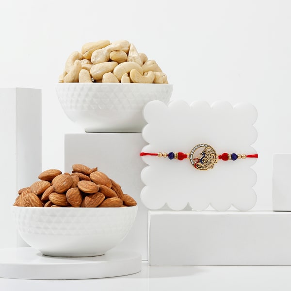 Dry Fruits And Rakhi Hamper